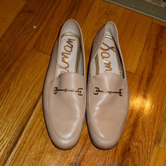 Sam Edelman Lorraine Loafers - Soft Beige Leather - US 8 - Picture 1 of 9